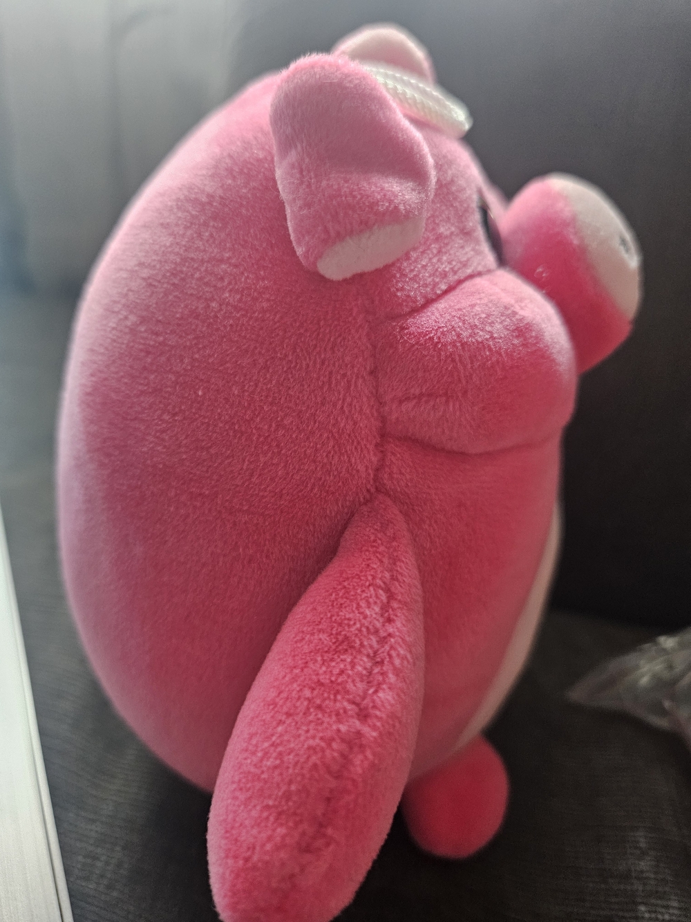 Plush Pink Pig Stuffed Animal - Soft Squishy Toy - Picture 2 of 3